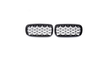 Grill sportowy Gloss Black & Chrome BMW X5 F15 F85 X6 F16 F86 2013-2018
