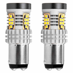 Żarówki LED CANBUS 3020 24SMD 1157 BAY15D P21/5W White 12V 24V AMIO-02798