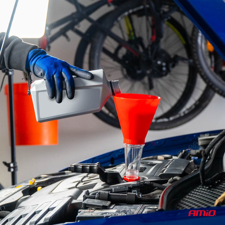 Lejek do oleju silnikowego z uchwytem AMIO-03278