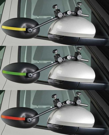 Lusterka dodatkowe do holowania przyczepy Speed Fix Flat - Reich