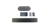 Grill sportowy Gloss Black z PDC AUDI A3 Facelift 2008-2012