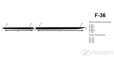 Chevrolet Aveo sedan listwy boczne