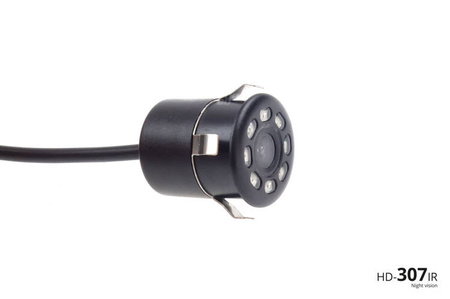 Zestaw czujników parkowania TFT01 4,3" z kamerą HD-307-IR 4 sensory czarne Truck