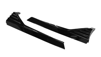 Dokładki progów splittery Gloss Black Uniwersalne 76,4 cm