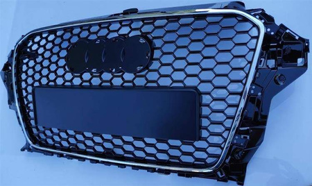 GRILL AUDI A3 8V 12-16 CHROM/BLACK RS3-OPTIK