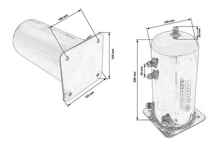 Zbiornik Paliwa TurboWorks 2,5L Swirl Pot