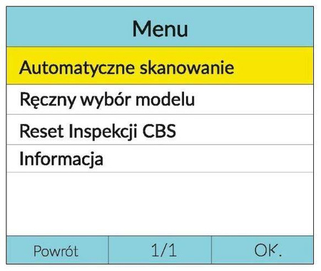 SKANER BMW/MINI + OBD2 CAN RS600 FULL POLSKI JEZYK