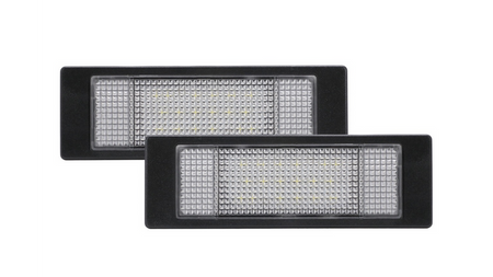 Podświetlenie tablicy rejestracyjnej LED BMW E81 E87 F20 E63 E64 2004-2019 chrome