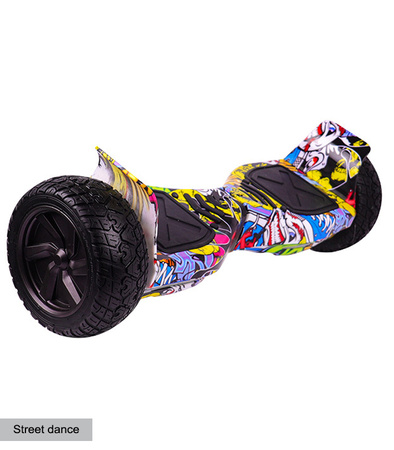 DESKOROLKA ELEKTRYCZNA TERENOWA DLA DZIECI MŁODZIEŻY DUŻE KOŁA HOVERBOARD BLUETOOTH LED