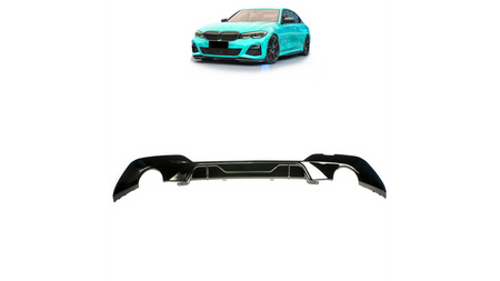 Tylny dyfuzor Gloss Black BMW 3 G20 G21 przed liftem 2018-obecnie