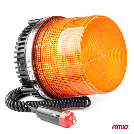 Lampa ostrzegawcza błyskowa stroboskopowa kogut LED 24V AMIO-01277
