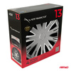 Kołpaki samochodowe 4szt. komplet Spark srebrne 13" cali COLOR BOX