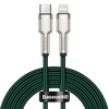 Kabel USB-C do Lightning Baseus 2m (zielony)