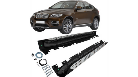 Stopnie boczne z aluminium BMW X6 E71 E72 2007-2014