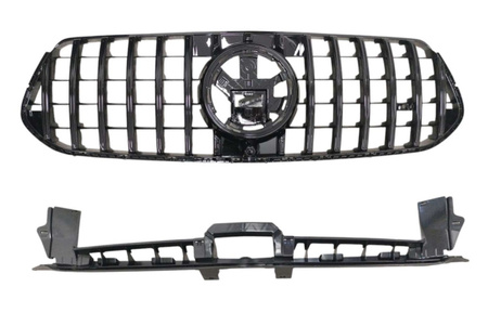 GRILL ATRAPA MERCEDES W167 C167 24+ PANAMERICANA CZARNY POŁYSK