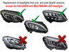 Lampy reflektory full LED do Mercedesa W205 14-21