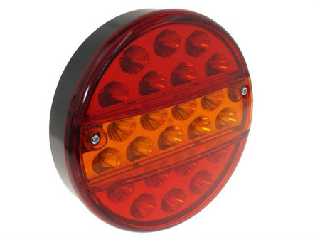 Lampa zespolona FI 145mm diodowa, 12/24V św. stop, pozycyjne, kierunkowskaz
