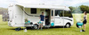 Markiza Omnistor 5200 4.5m kamper przyczepa Thule