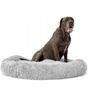LEGOWISKO DLA PSA KOTA 80 CM DUŻE OKRĄGŁE PLUSZOWE MIĘKKIE POSŁANIE DLA ZWIERZĄT ROZMIAR L