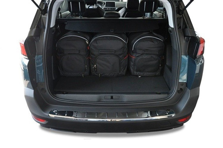 PEUGEOT 5008 2017+ TORBY DO BAGAŻNIKA 5 SZT