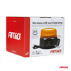 Bezprzewodowa lampa ostrzegawcza kogut LED z pilotem R65 R10 12V 24V AMIO-03932