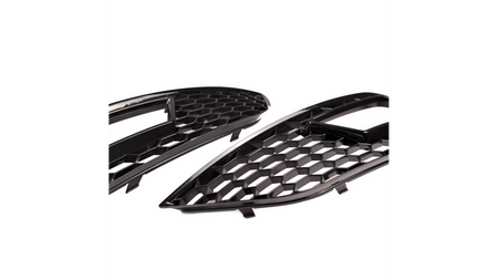Ramki do halogenów Gloss Black AUDI A4 B8 Facelift 2012-2016