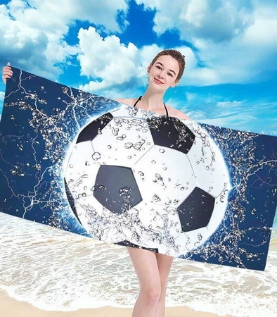 RĘCZNIK PLAŻOWY KĄPIELOWY 100 X 180 CM MIKROFIBRA DUŻY SZYBKOSCHNĄCY MIĘKKI KOLOROWY