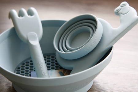 Grabki Scrunch - Koralowy