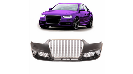 Przedni zderzak sport zestaw z grillem PDC AUDI A4 B8 Facelift 2013-2016