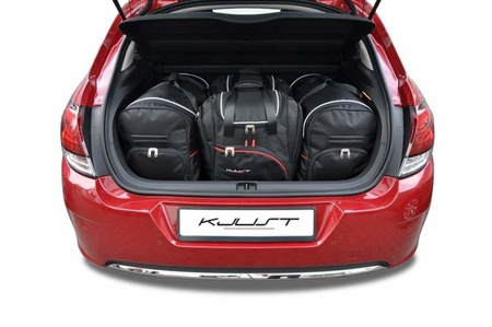 CITROEN C4 HATCHBACK 2010-2017 TORBY DO BAGAŻNIKA 4 SZT