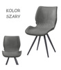 KRZESŁO HORSAL TAPICEROWANE SALON NOWOCZESNY DESIGN FOTEL WELUR JADALNIA