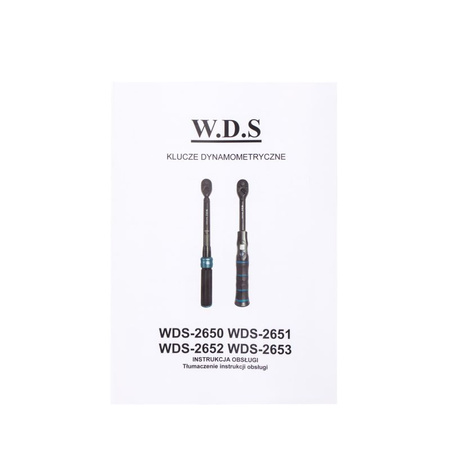 Klucz dynamometryczny 1/4 1-25Nm WDS2652