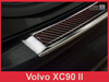 Nakładka na zderzak tylny do Volvo XC90 Carbon+Stal