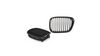 Grill sportowy pojedyncze żeberka Matt Black  BMW 5 (E39) Sedan Touring 1995-2003