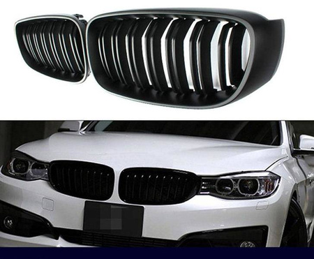 GRILL (NERKI) BMW F34 13- M-OPTIK CZARNY MATT