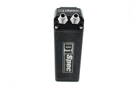 Oil catch tank 0.9L 15mm D1Spec Black Square