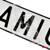 Uchwyt mocowanie tablicy rejestracyjnej AMIO-04339