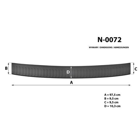 Skoda Kamiq nakładka na zderzak