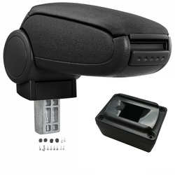 Podłokietnik CITROEN C4 04-10 czarna skóra