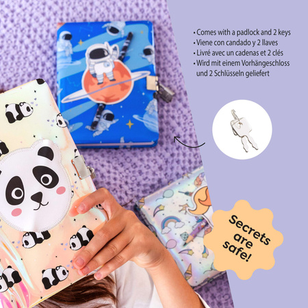 Pamiętnik holograficzny na kłódkę Miquelrius - Astronauta