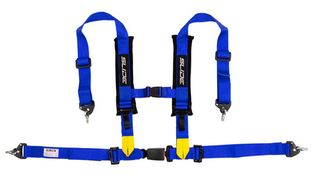 Pasy sportowe Slide V2 Ciemno Niebieskie 4P 2" E4