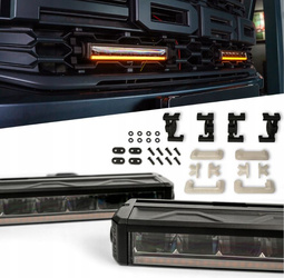 LED BAR Zestaw lamp oświetlenie LED w grill do FORD RANGER IV 2022-