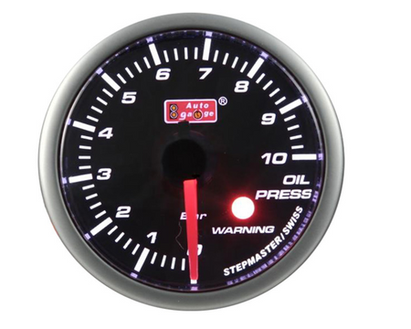 Wskaźnik ciśnienia oleju Auto Gauge warning 