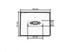 Panel przełączników dotykowy 1x15PIN VGA 12/24V