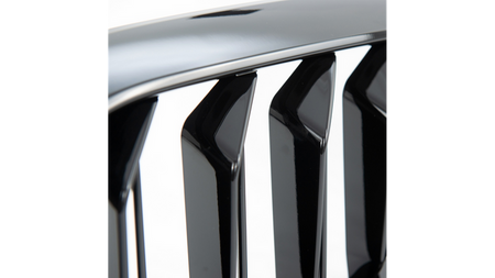 Grill sportowy podwójne żeberka Gloss Black BMW 5 G30 F90 G31 Facelift 2020-obecnie