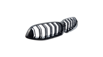 Grill sportowy podwójne żeberka Gloss Black BMW 8 G15 F92 G14 G16 Gran 2018-2021
