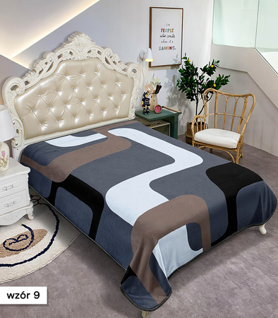 KOC AKRYLOWY 160 X 210 CM DOLCE FAR NIENTE GRUBY MIĘKKI RÓŻNE WZORY + WALIZKA