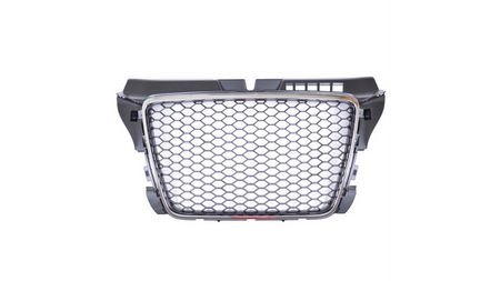 Grill sportowy Chrome & Black W/O PDC AUDI A3 Facelift 2008-2012