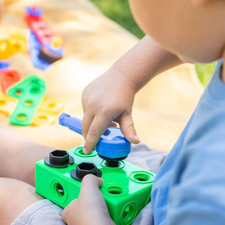 Klocki konstrukcyjne Apli Kids - Mały inżynier 39el.