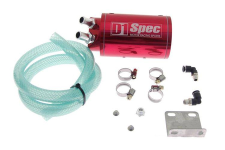 Oil catch tank 0.7L 9mm D1Spec Red